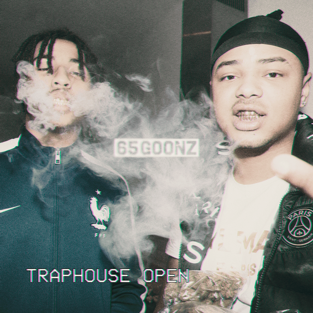 Album cover art for "Traphouse Open" by 65Goonz