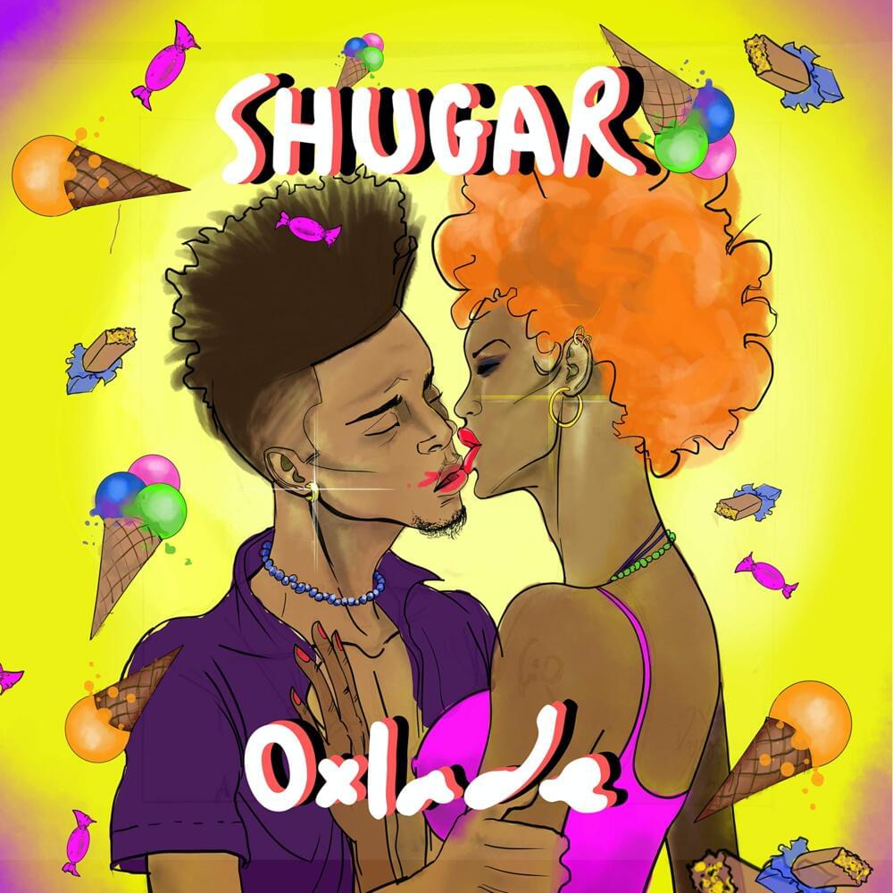 Album cover art for "Shugar" by Oxlade