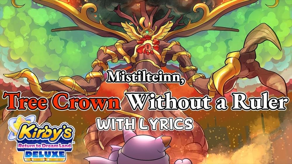 Album cover art for "Mistilteinn, Tree Crown Without a Ruler WITH LYRICS" by Juno Songs