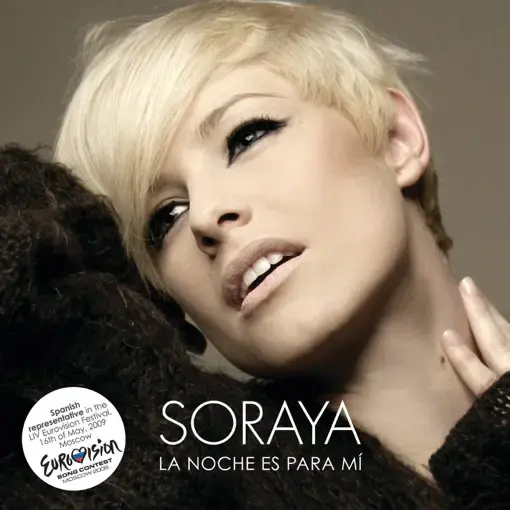 Album cover art for "La Noche Es Para Mí" by Soraya