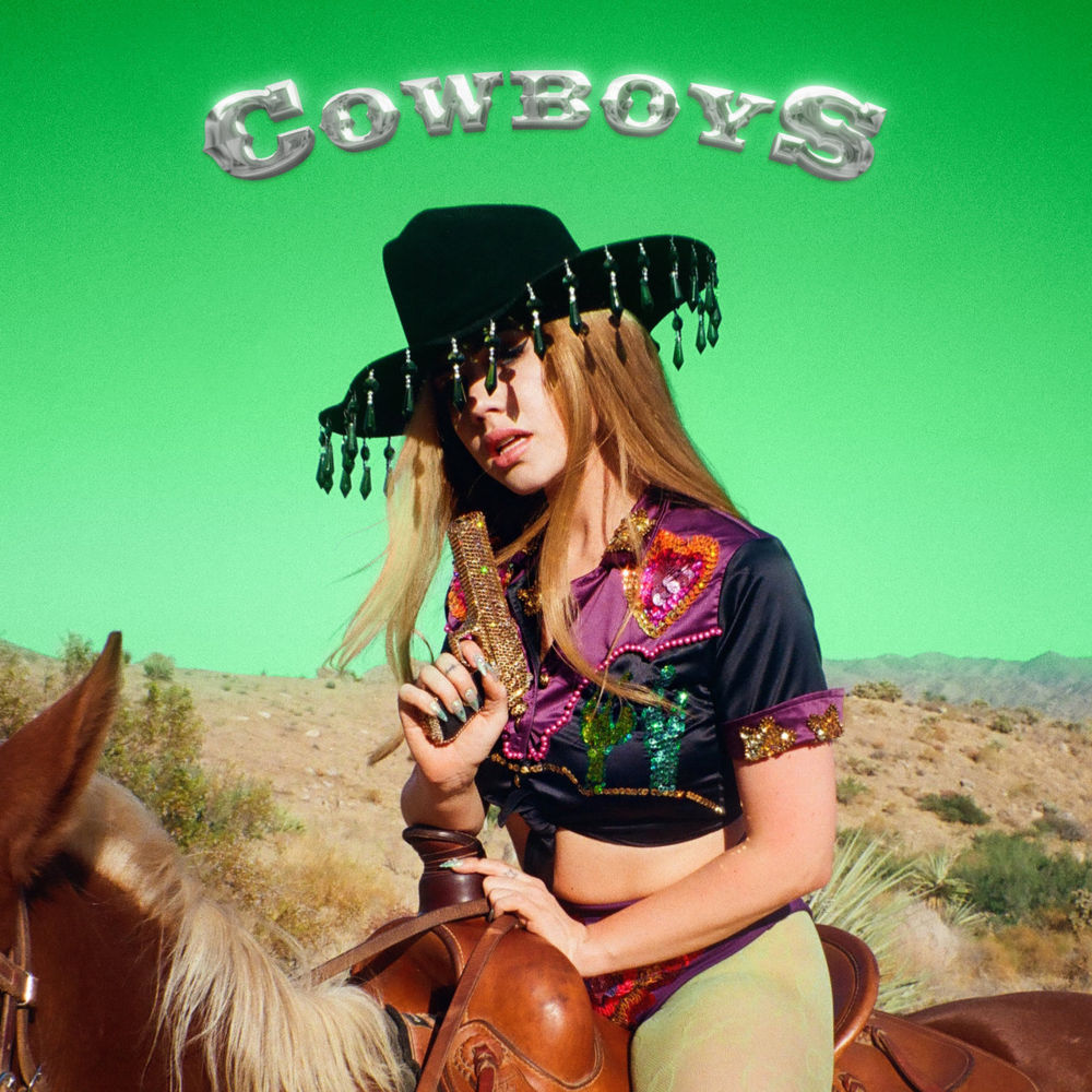 Album cover art for "Cowboys" by Slayyyter