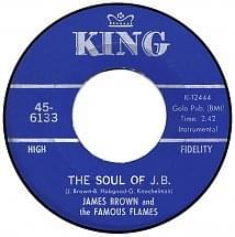Album cover art for "The Soul of J.B." by James Brown & The Famous Flames