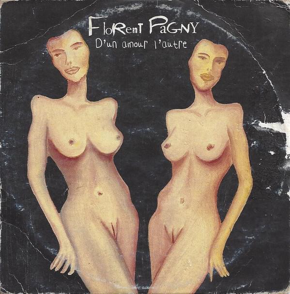 Album cover art for "D’un amour l’autre" by Florent Pagny