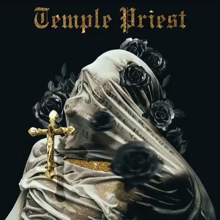 Album cover art for "Temple Priest" by MISSIO & Kota the Friend & Paul Wall
