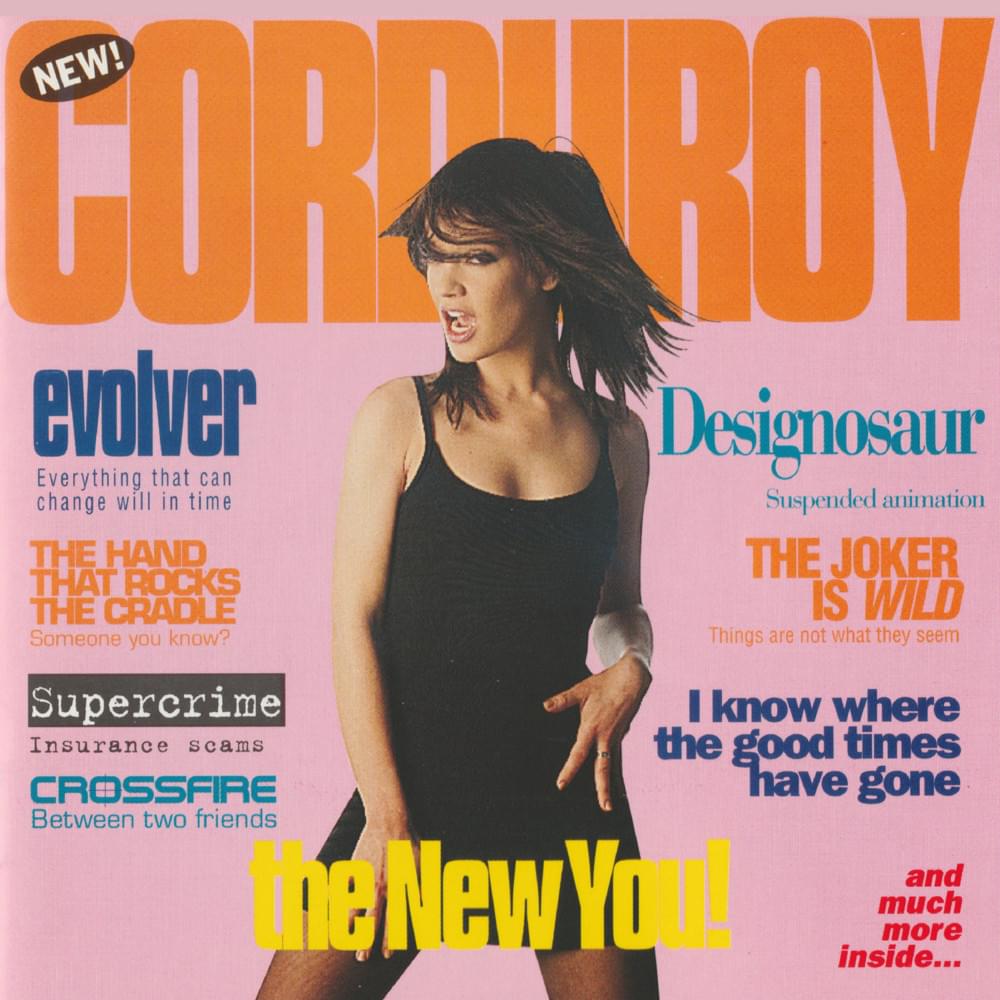 Album cover art for "The Joker is Wild" by Corduroy