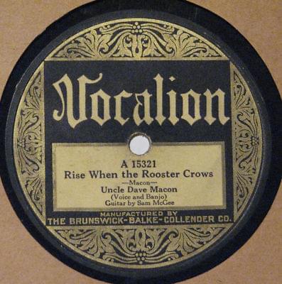 Way Down the Old Plank Road by Uncle Dave Macon