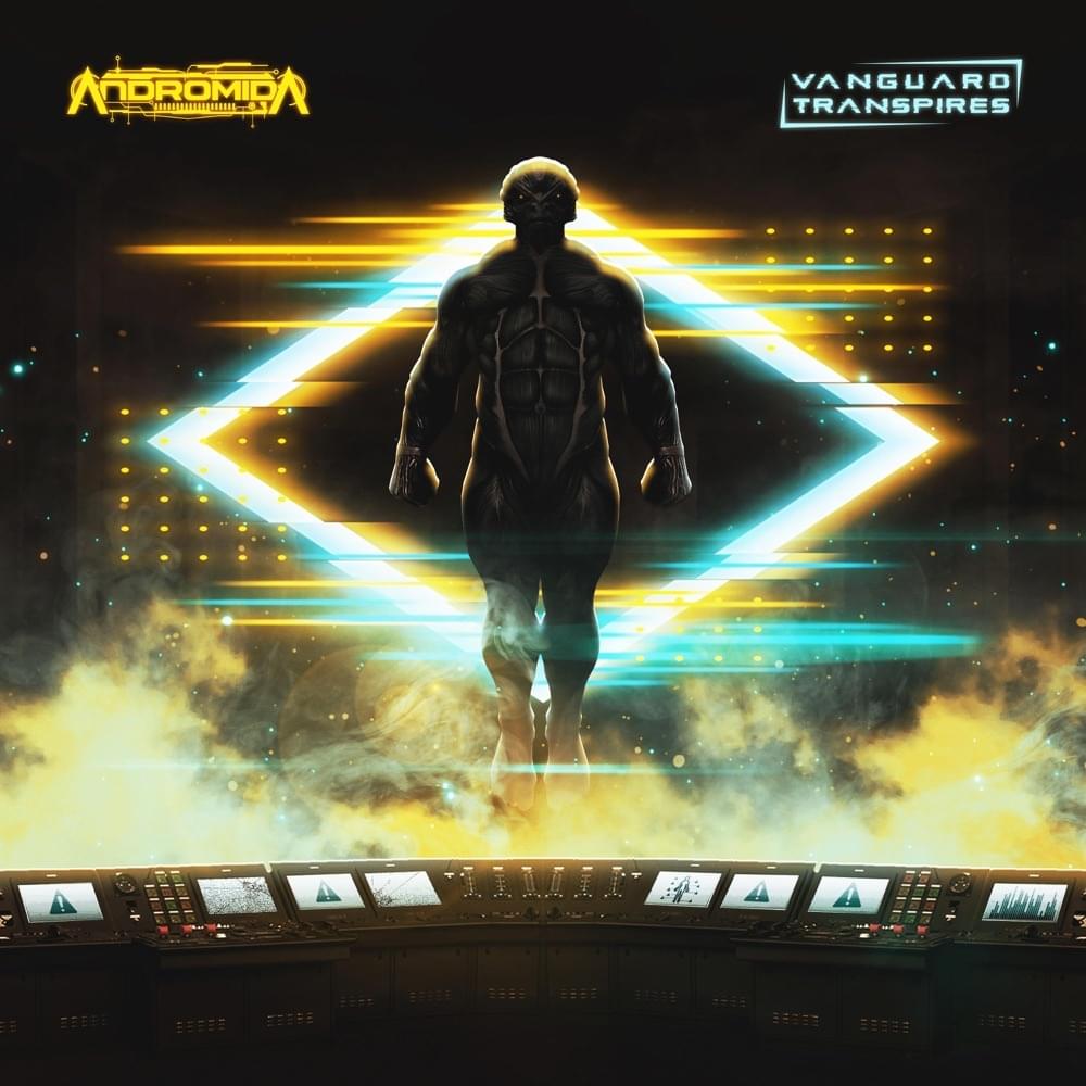 Album cover art for "VANGUARD TRANSPIRES" by Andromida