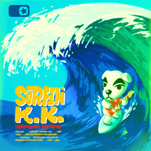 Album cover art for "エレキそんぐ (Surfin’ K.K.)" by K.K. Slider
