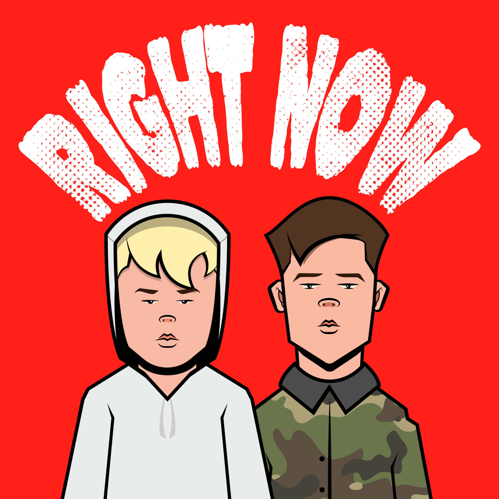 Album cover art for "Right Now" by tylerhateslife