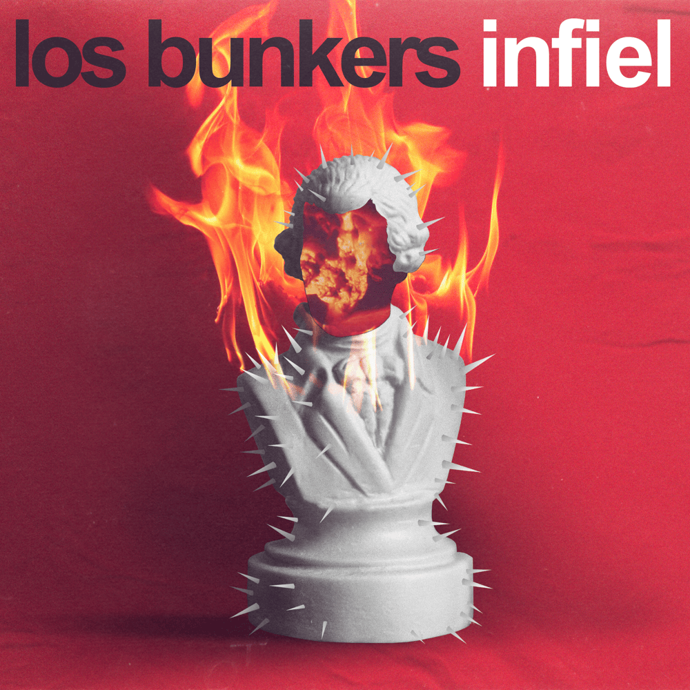 Album cover art for "Infiel" by Los Bunkers