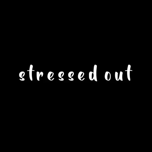 Album cover art for "Stressed Out" by Robbie G