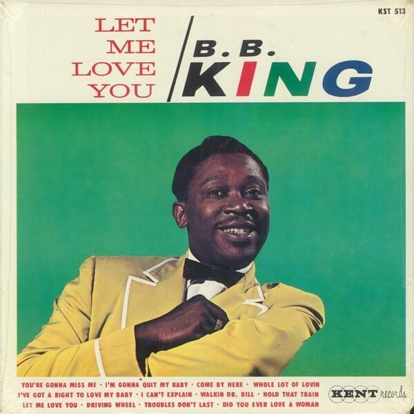 Album cover art for "Driving Wheel" by B.B. King