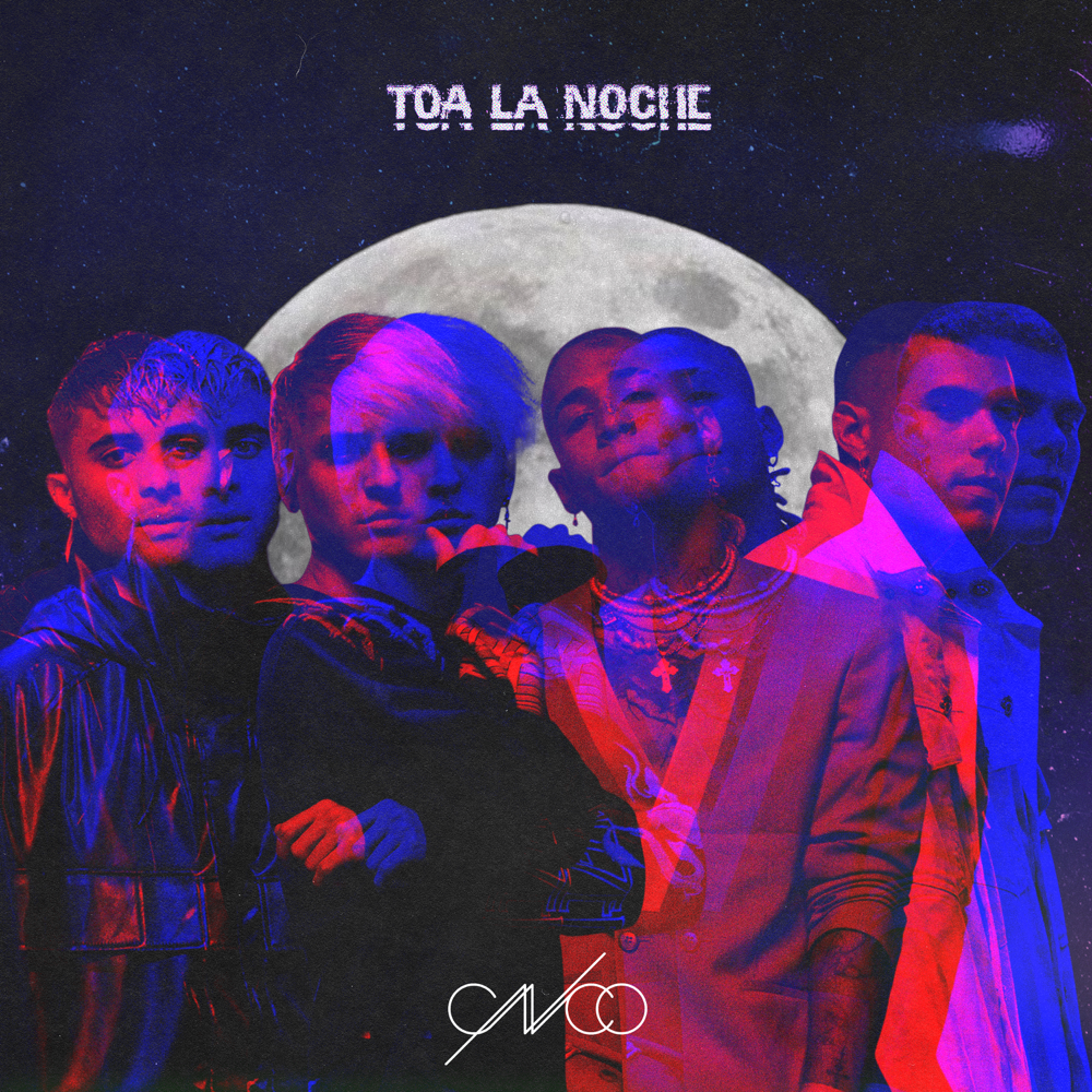 Album cover art for "Toa la Noche" by CNCO