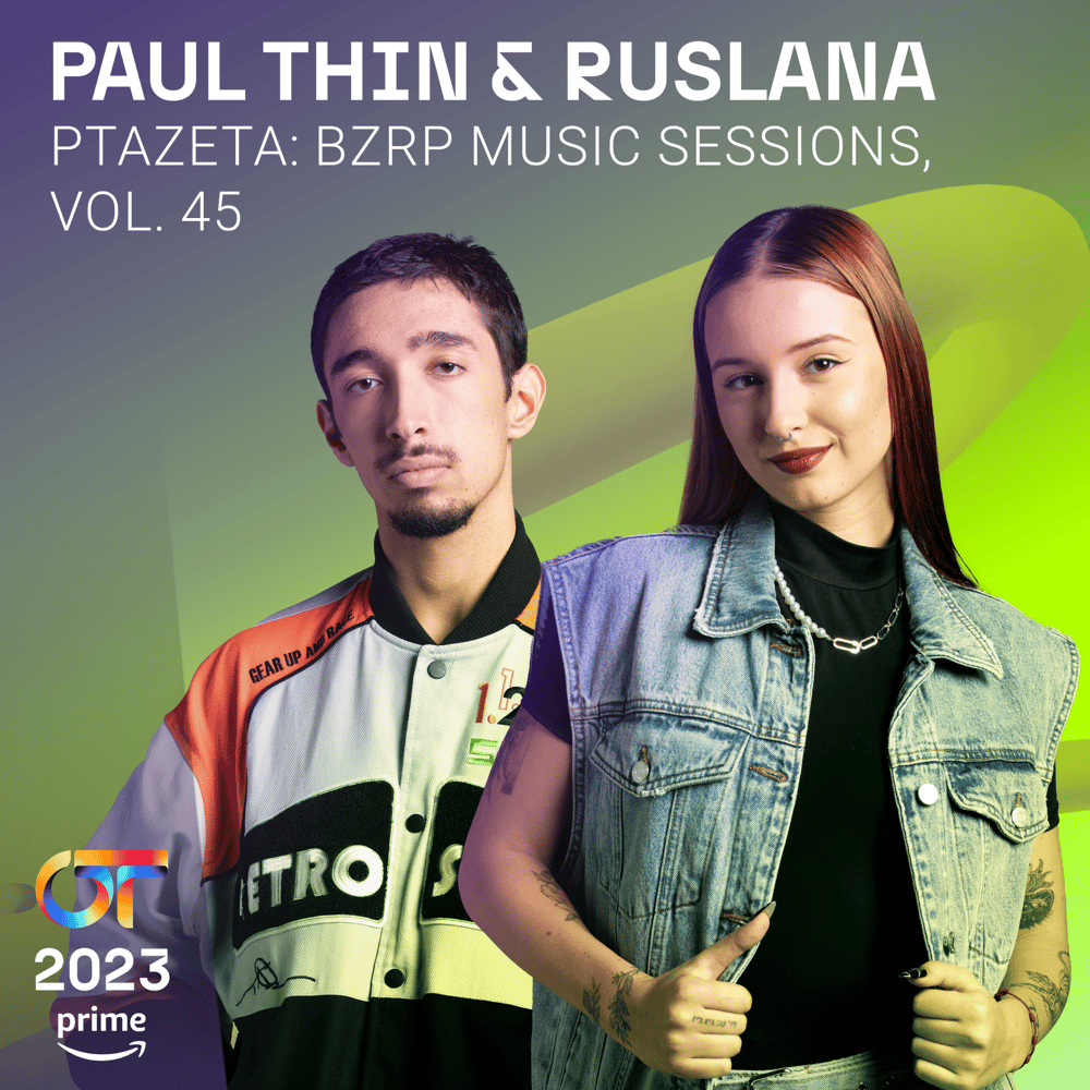 Album cover art for "Ptazeta: Bzrp Music Sessions, Vol. 45" by Paul Thin