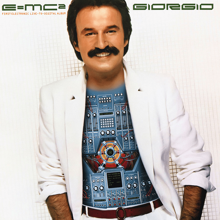 Album cover art for "Baby Blue" by Giorgio Moroder