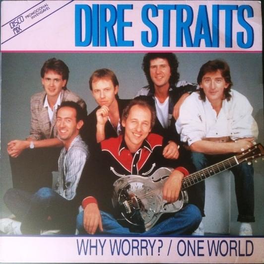 Album cover art for "One World" by Dire Straits