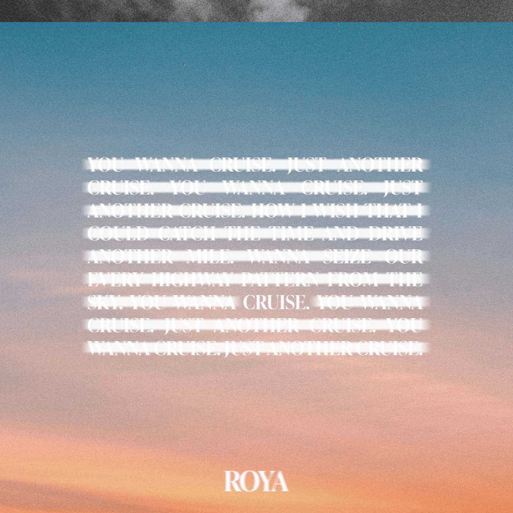 Album cover art for "Cruise" by Bravo Hits