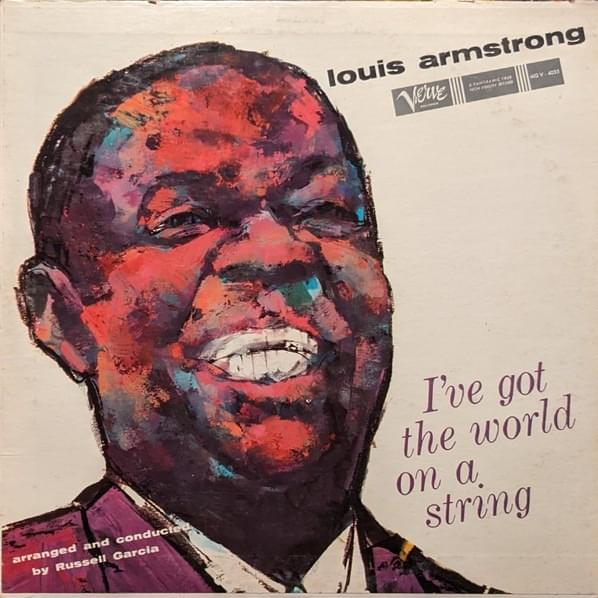 Album cover art for "I Gotta Right to Sing the Blues" by Louis Armstrong
