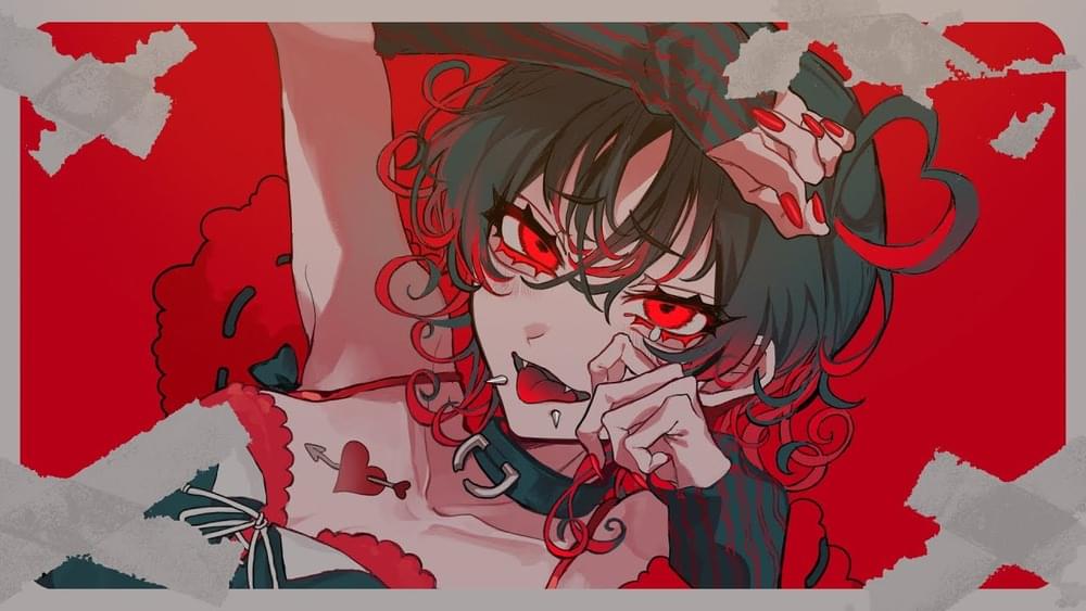 Album cover art for "不純性交遊 (Unclean Lover)" by FLG4 & 裏命 (RIME) (CeVIO)