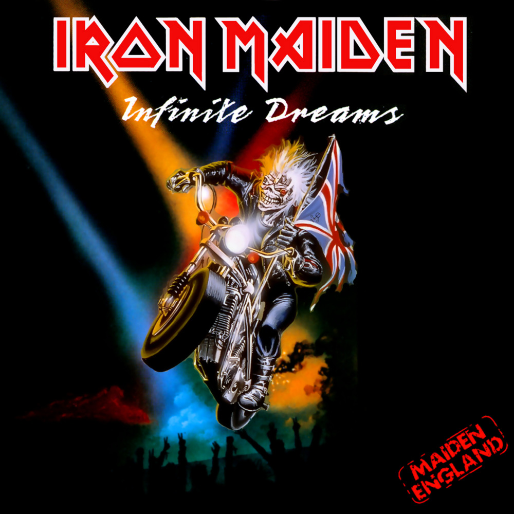 Album cover art for "Infinite Dreams" by Iron Maiden