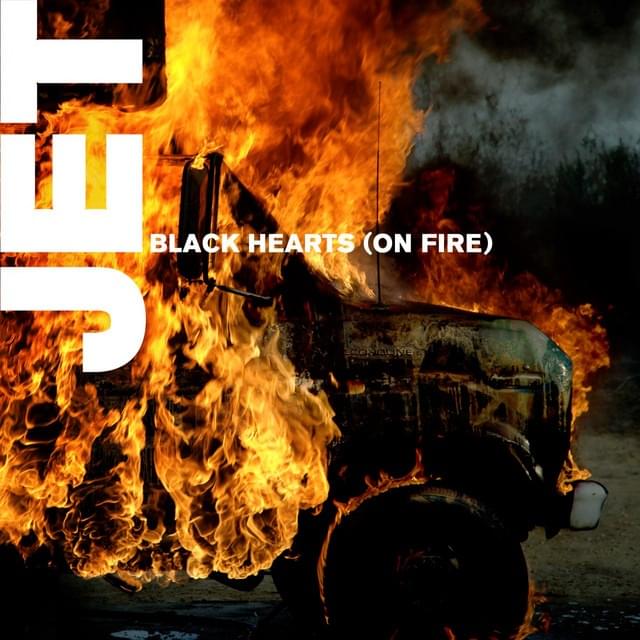 Album cover art for "Black Hearts (on Fire)" by Jet
