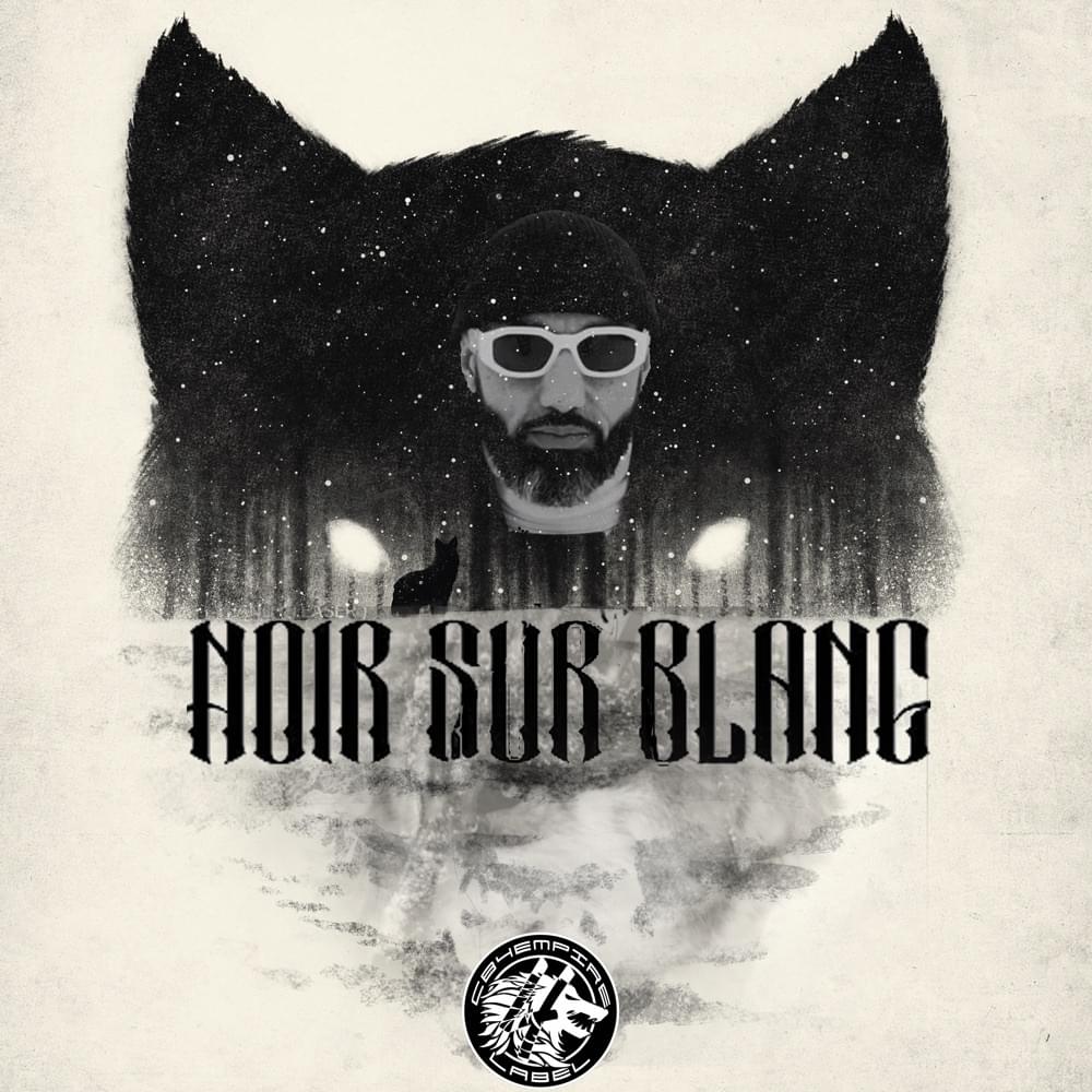 Album cover art for "Noir sur blanc" by Moro