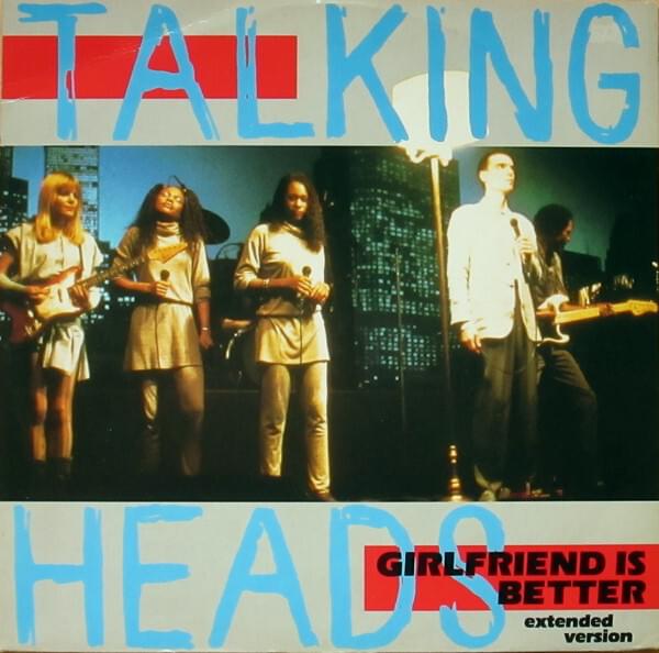 Album cover art for "Girlfriend Is Better (Live)" by Talking Heads