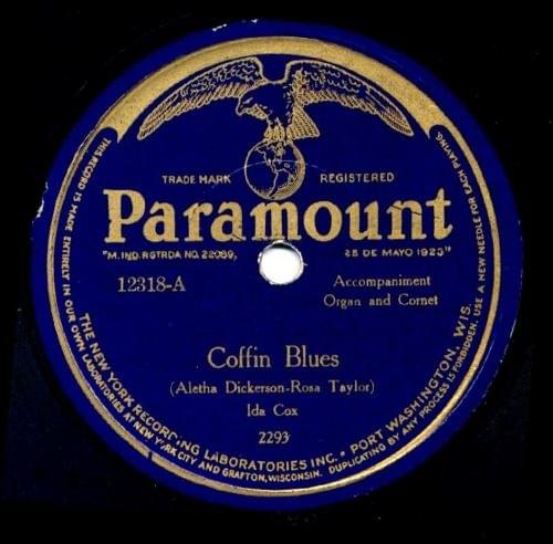 Album cover art for "Coffin Blues" by Ida Cox
