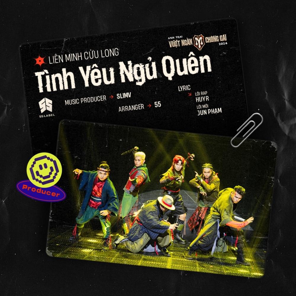 Album cover art for "Tình Yêu Ngủ Quên" by Anh Trai Vượt Ngàn Chông Gai 2024