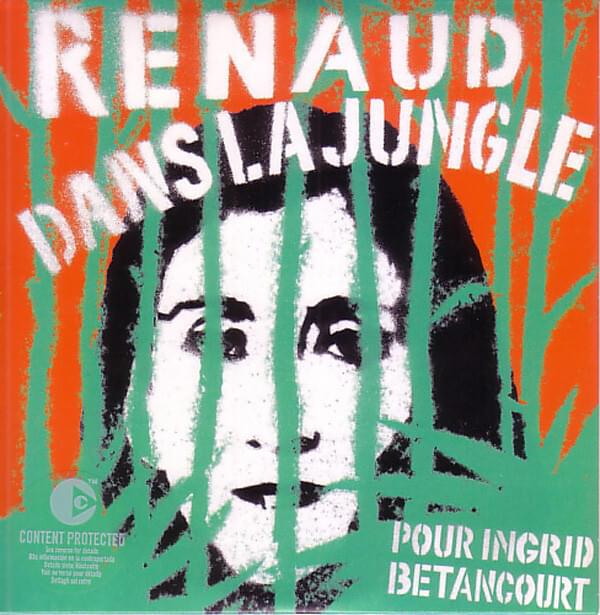 Album cover art for "Dans la jungle" by Renaud