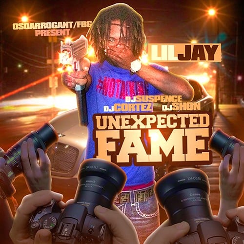 Album cover art for "Flexing Like A Bitch" by King Lil Jay