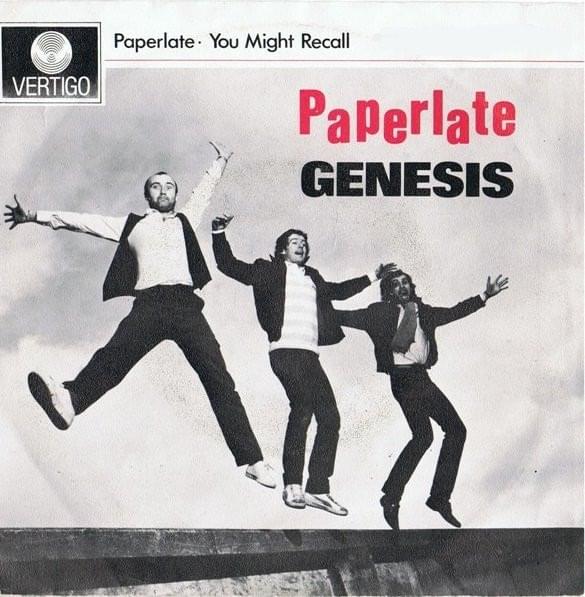 Album cover art for "Paperlate" by Genesis