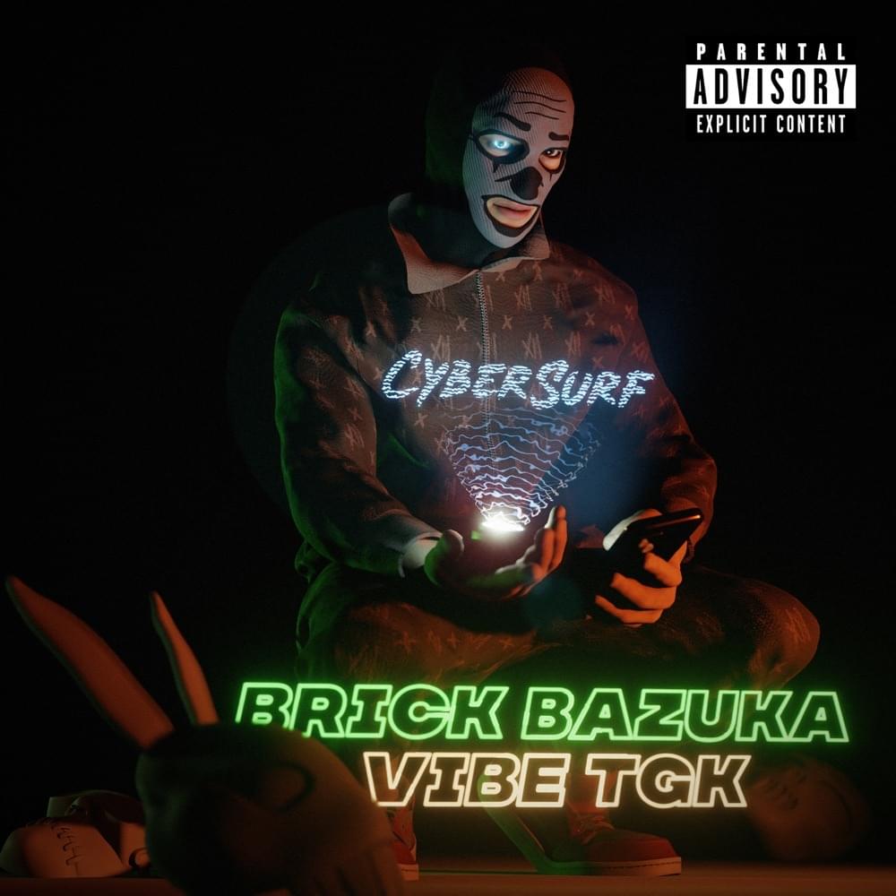 Album cover art for "Cybersurf" by Brick Bazuka & VibeTGK