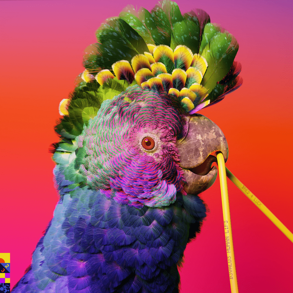 Album cover art for "Palaces" by Flume & Damon Albarn