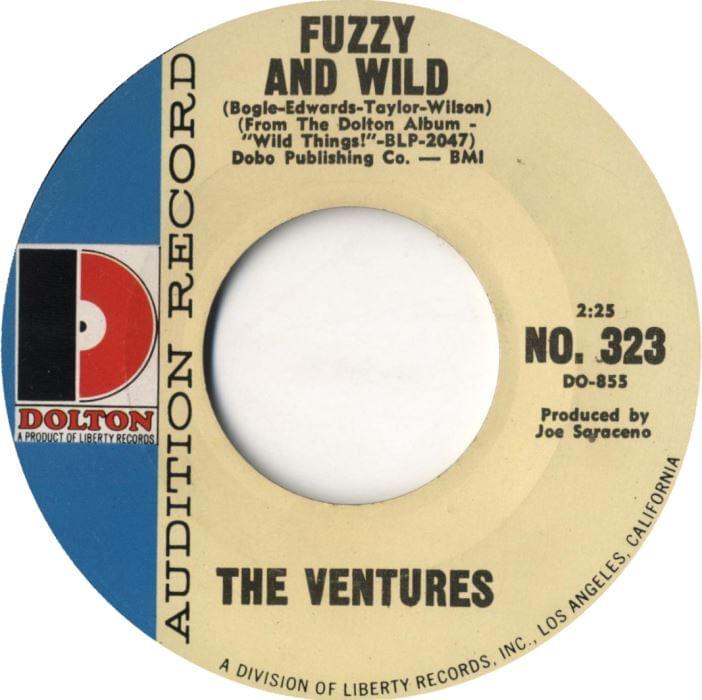 Album cover art for "Fuzzy And Wild" by The Ventures