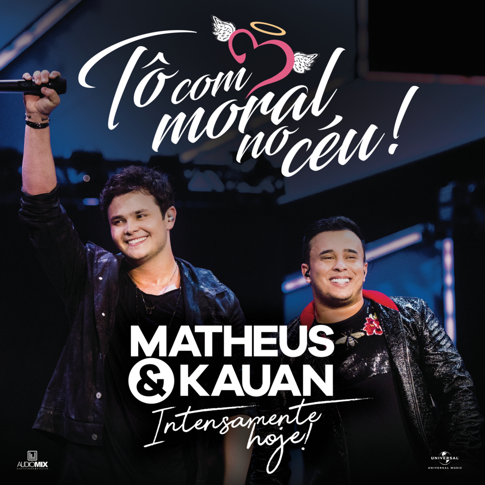 Album cover art for "Tô Com Moral No Céu!" by Matheus & Kauan