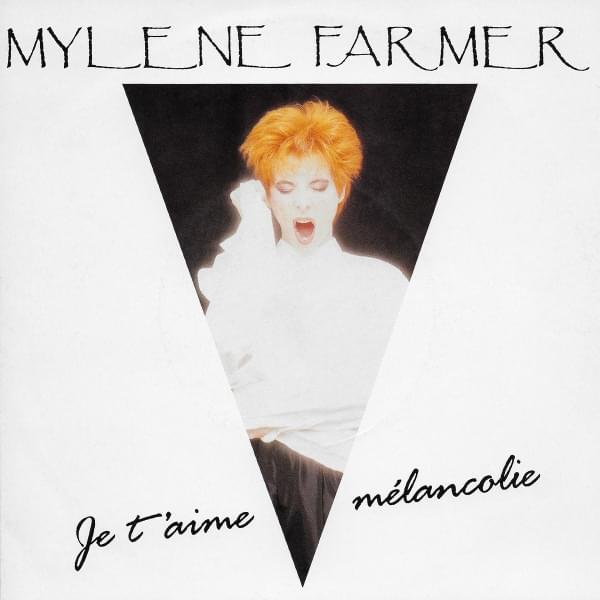 Album cover art for "Je t’aime mélancolie" by Mylène Farmer