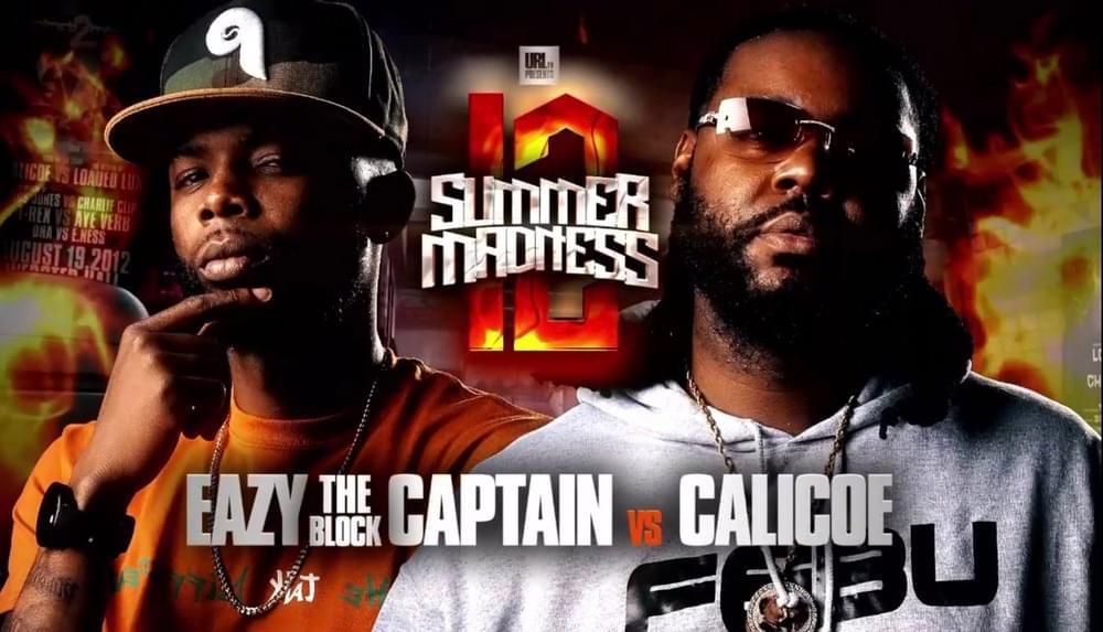 Album cover art for "Calicoe vs. Eazy the Block Captain" by URLtv & Calicoe & Eazy The Block Captain