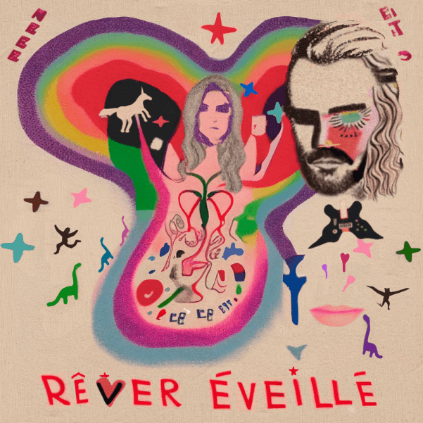 Album cover art for "Rêver éveillé" by Claude Bégin & Claudia Bouvette