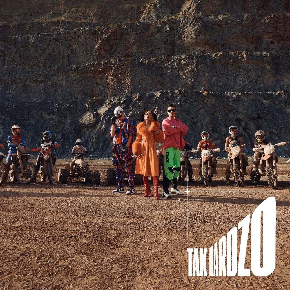 Album cover art for "TAK BARDZO" by Oki & Gverilla & DZIARMA