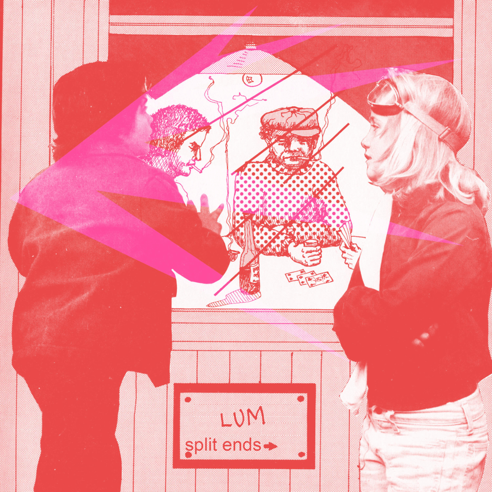 Album cover art for "​split ends" by Lil Ugly Mane