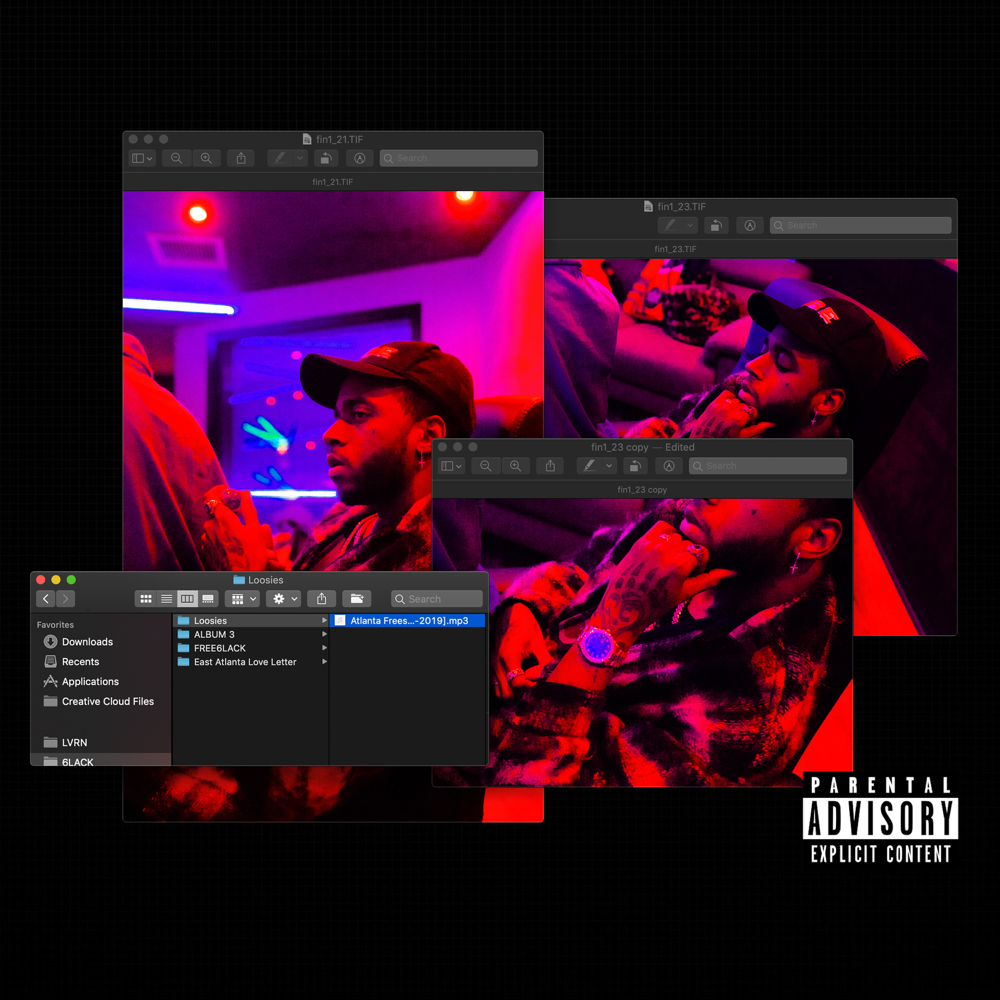 Album cover art for "ATL Freestyle" by 6LACK