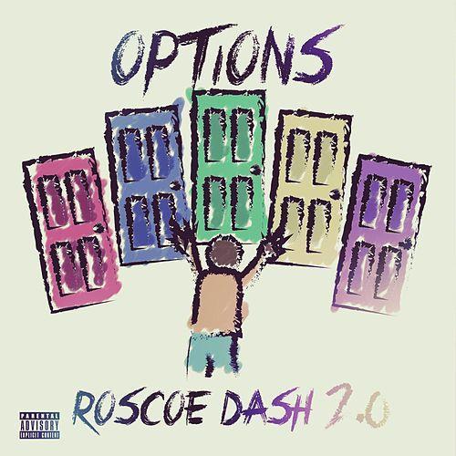 Album cover art for "Options" by Roscoe Dash