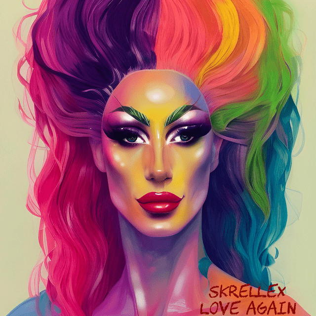 Album cover art for "Love Again" by Skrellex