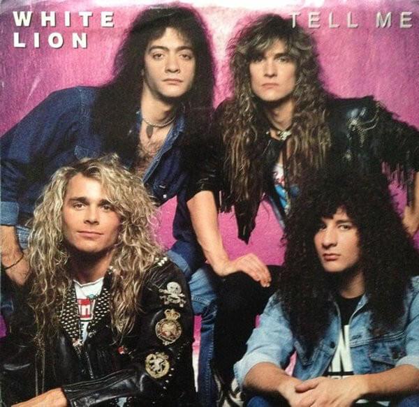 Album cover art for "Tell Me" by White Lion