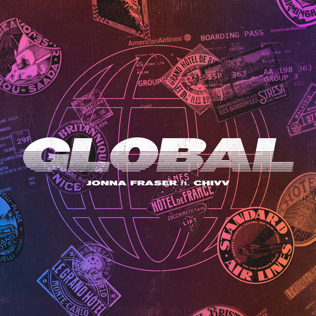 Album cover art for "Global" by Jonna Fraser & Chivv