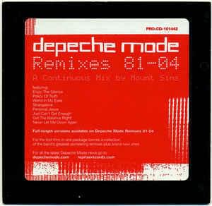 Album cover art for "A Continuous Mix" by Depeche Mode