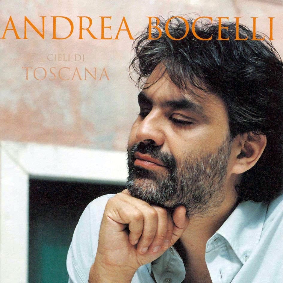 Album cover art for "Melodramma" by Andrea Bocelli