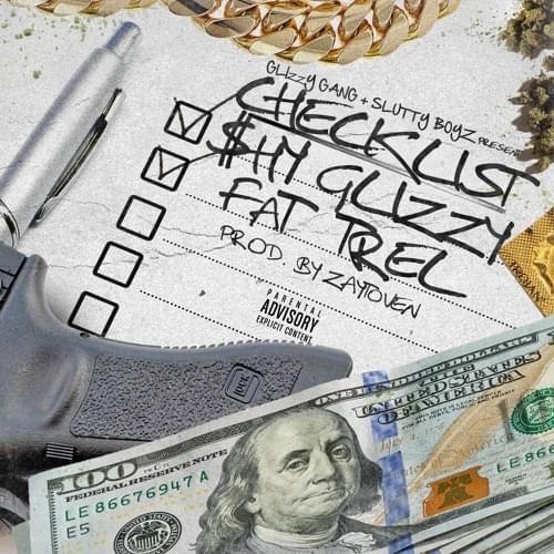 Album cover art for "Checklist" by Fat Trel & Shy Glizzy