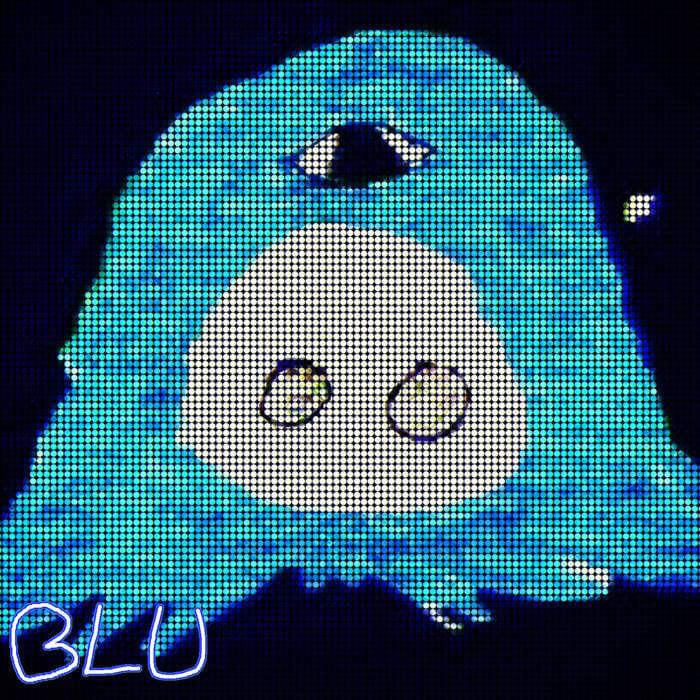 Album cover art for "BLU (128b Remix)" by Frostix